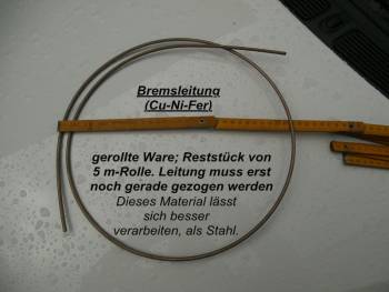 Clip Bremsleitung f. zwei Leitungen