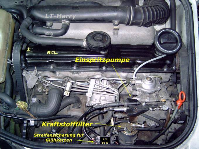 Einspritzpumpe, Dieselfilter